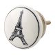 Eiffel Tower Flat Ceramic Cabinet Knob Online